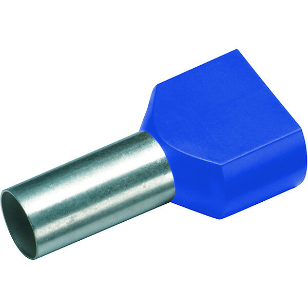 CIMCO Isol. Twin-Aderendhülse 2x2,5qmm13mm, blau 187710